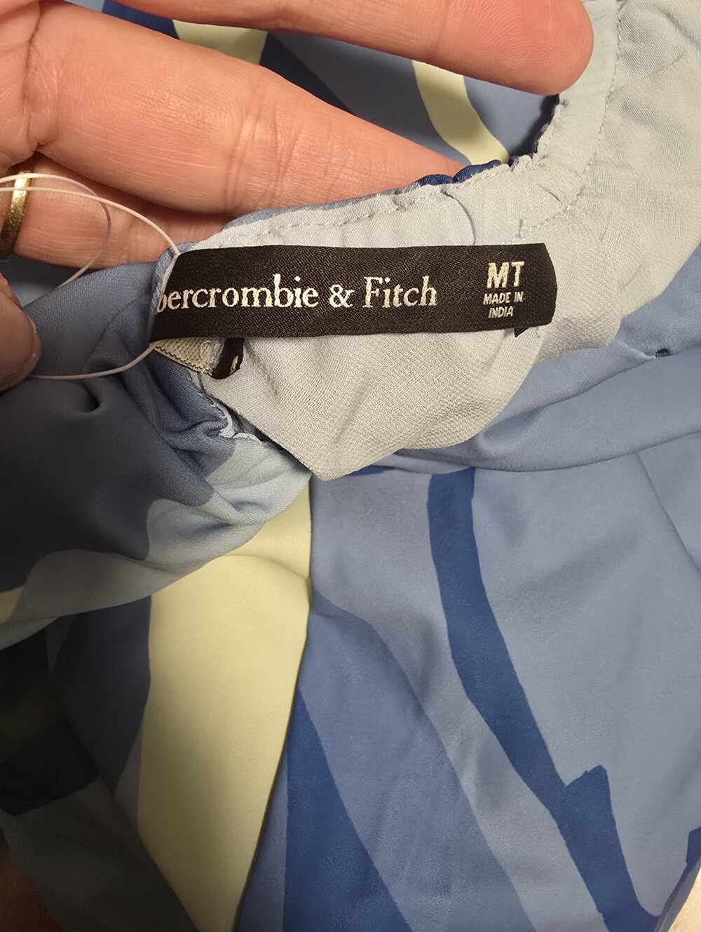 Abercrombie & Fitch Julia Slip Cutout Maxi DressNWT | Medium Tall | Light Blue - Picture 9 of 10